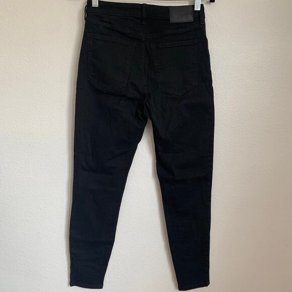 NWT Everlane The Curvy Authentic Stretch High Rise Skinny Jean in Black - Picture 5 of 13